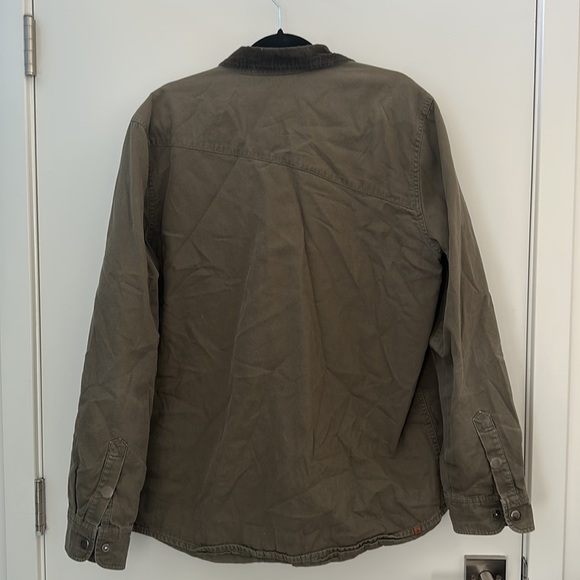 Volcom green canvas jacket/shacket - Picture 2 of 4